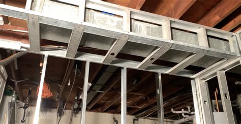 box in ductwork with metal studs|diy ductwork frame.